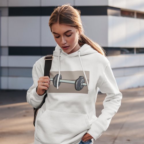 Dumbbell Weight Fitness Hoodie