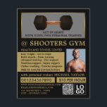 Dumbbell Weight, Personal trainer, Gym Advertising Flyer<br><div class="desc">Dumbbell Weight,  Personal trainer,  Gym Advertising Flyers By The Business Card Store.</div>