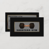 Dumbbell Weight, Personal trainer, Gym Instructor Business Card (Front/Back)