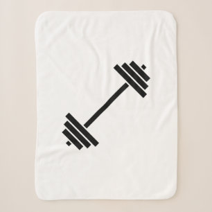 Dumbbells Sherpa Blanket
