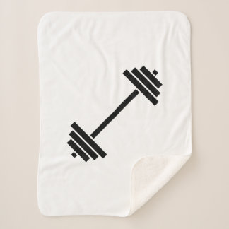Dumbbells Sherpa Blanket