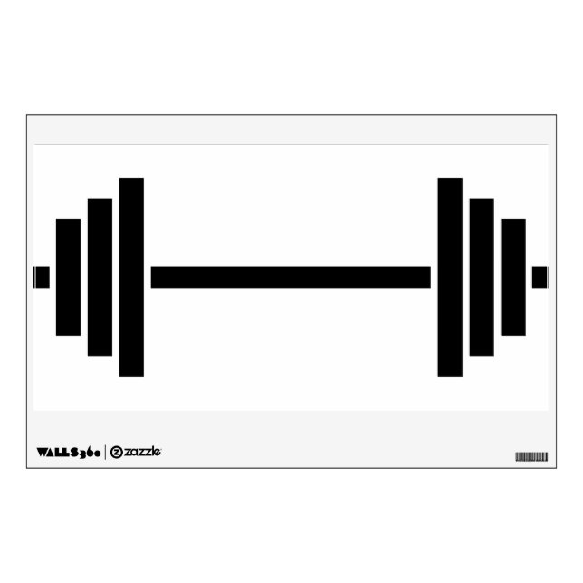 Dumbbells Wall Decal (Front)
