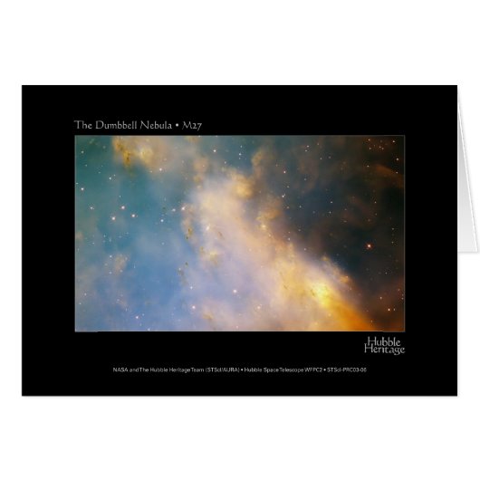 Dumbell Nebula M27 Hubble Telescope Cards (Front Horizontal)