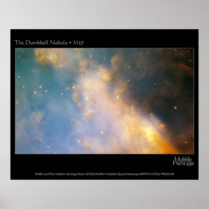 Dumbell Nebula M27 Hubble Telescope Print