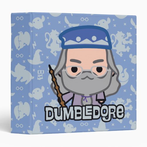 Dumbledore Cartoon Character Art Binder