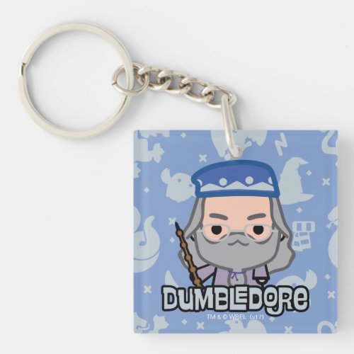 Dumbledore Cartoon Character Art Keychain