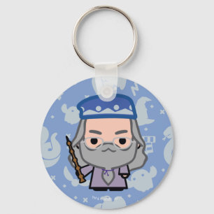 Dumbledore Cartoon Character Art Keychain