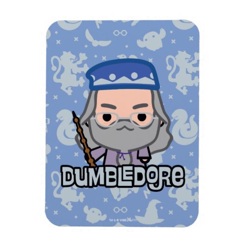 Dumbledore Cartoon Character Art Magnet