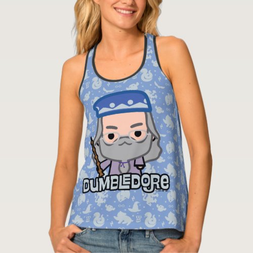 Dumbledore Cartoon Character Art Tank Top