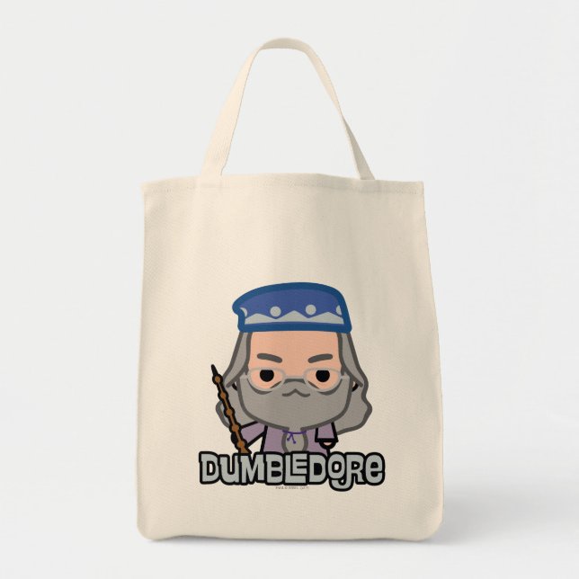 Dumbledore Cartoon Character Art Tote Bag (Front)
