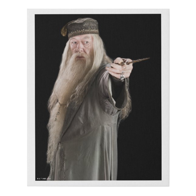Dumbledore Faux Canvas Print (Front)