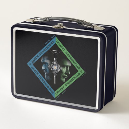 Dumbledore  Grindlewald Blood Troth Graphic Metal Lunch Box