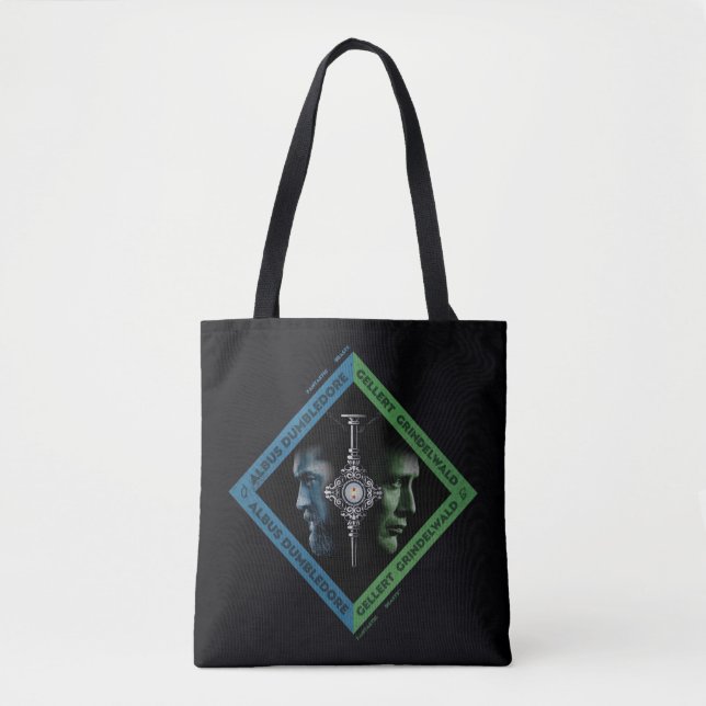 Dumbledore & Grindlewald Blood Troth Graphic Tote Bag (Front)