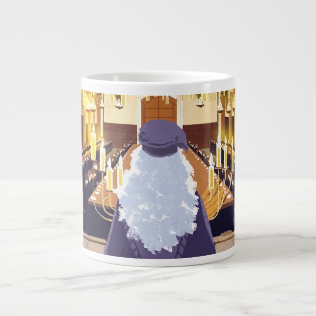Dumbledore Speaking in the Hogwarts Great Hall Giant Coffee Mug (Front)