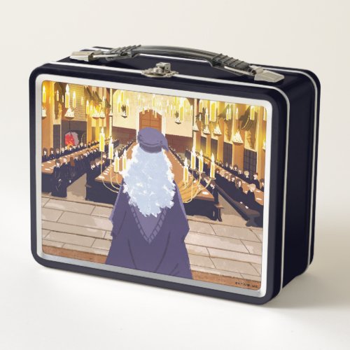 Dumbledore Speaking in the Hogwarts Great Hall Metal Lunch Box