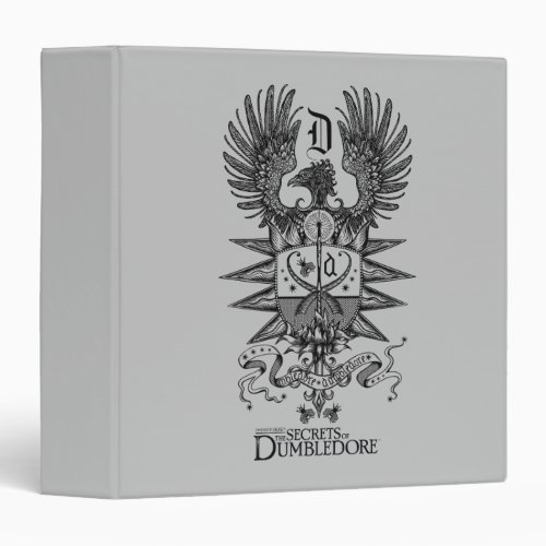 Dumbledores Crest 3 Ring Binder