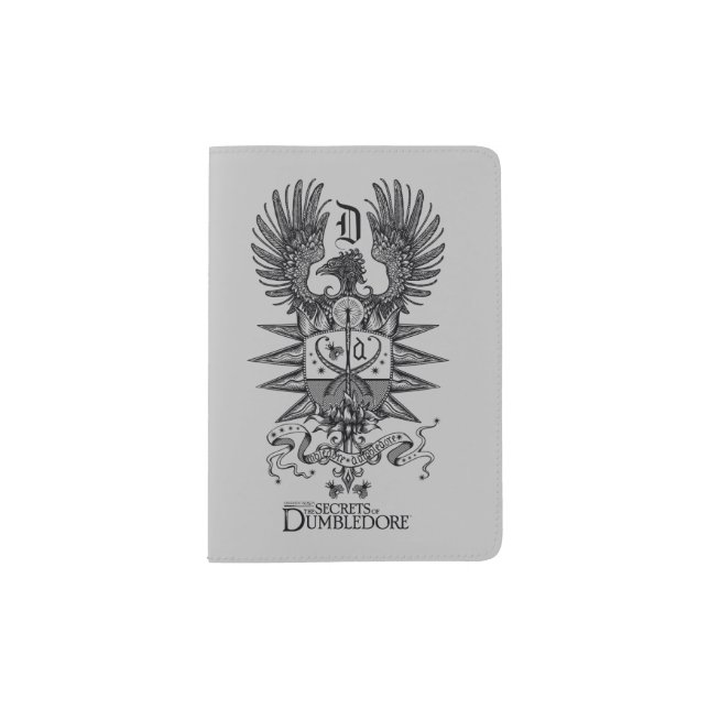 Dumbledore's Crest Passport Holder (Front)