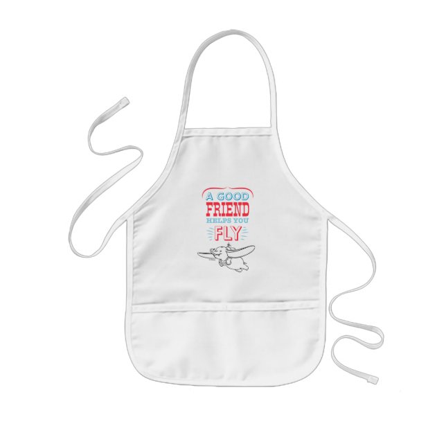 Dumbo | A Good Friend Helps You Fly Kids' Apron (Front)