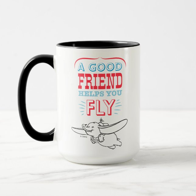 Dumbo | A Good Friend Helps You Fly Mug (Left)