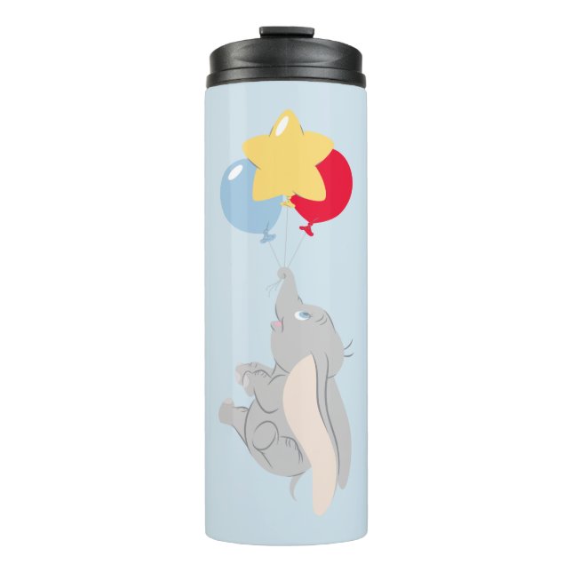 Dumbo and Colorful Balloons Thermal Tumbler (Front)