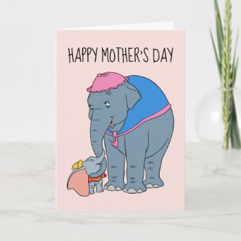 Dumbo And His Mother | Mother's Day Card by dumbo at Zazzle