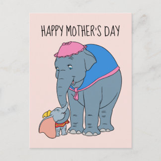 Dumbo and his Mother | Mother's Day Postcard