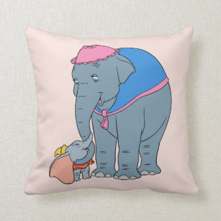 Dumbo and his Mother Throw Pillow