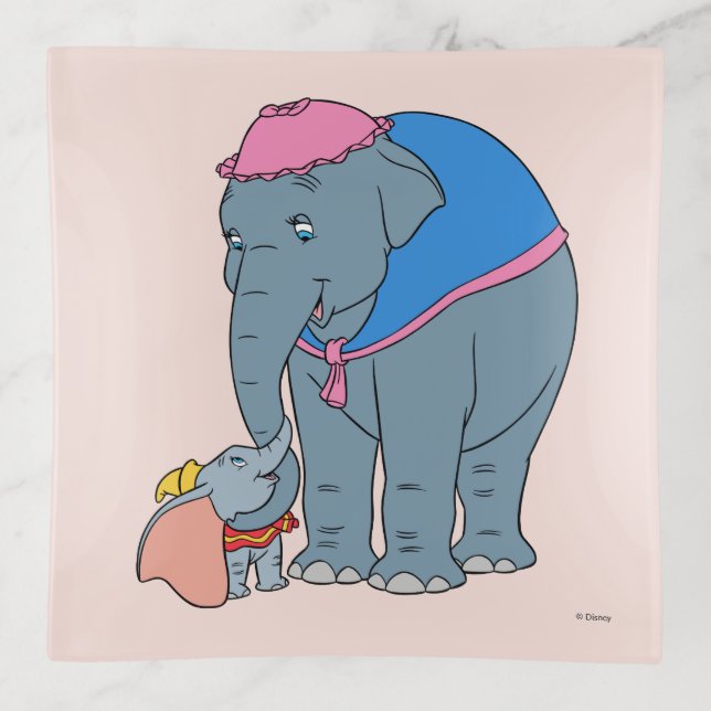 Dumbo and his Mother Trinket Tray (Front)