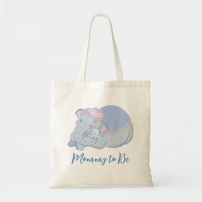 Dumbo and Jumbo Mommy to Be Tote Bag (Front)