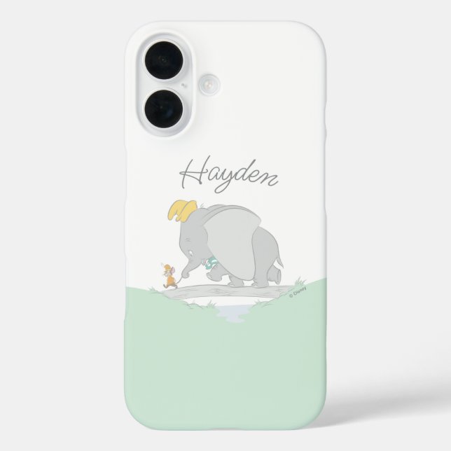 Dumbo and Timothy Q. Watercolor Case-Mate iPhone Case (Back)