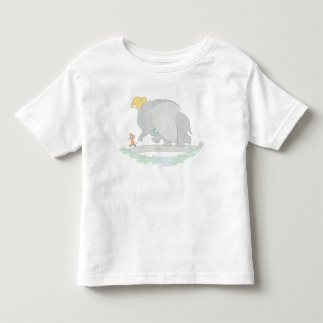 Dumbo and Timothy Q. Watercolor Toddler T-shirt (Front)