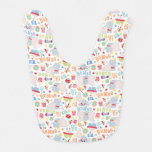 Dumbo and Timothy Roll Up Pattern Baby Bib