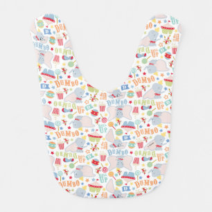 Dumbo and Timothy Roll Up Pattern Baby Bib