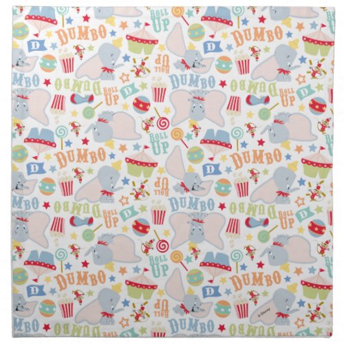 Dumbo and Timothy Roll Up Pattern Cloth Napkin