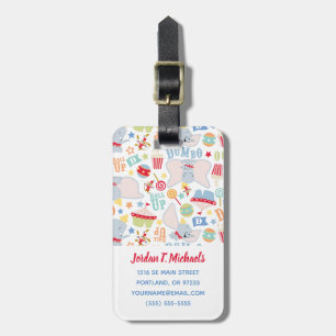Dumbo and Timothy Roll Up Pattern Luggage Tag