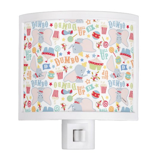 Dumbo and Timothy Roll Up Pattern Night Light (Front)