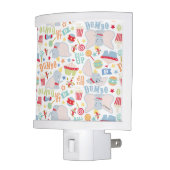 Dumbo and Timothy Roll Up Pattern Night Light (Left)