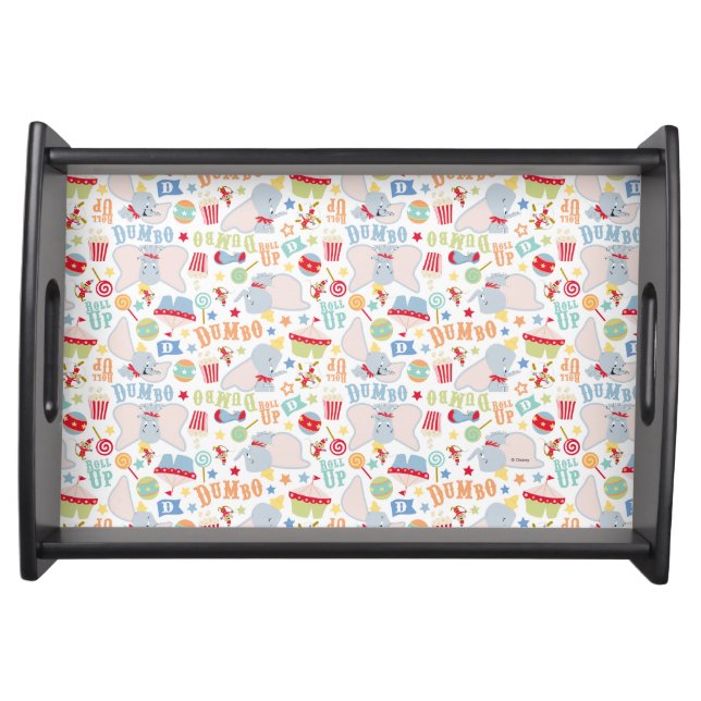 Dumbo and Timothy Roll Up Pattern Serving Tray (Front)