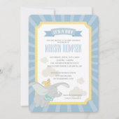 Dumbo | Boy Baby Shower Invitation (Front)