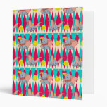 Dumbo Bright Circus Pattern 3 Ring Binder