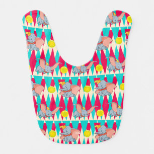 Dumbo Bright Circus Pattern Baby Bib