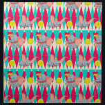 Dumbo Bright Circus Pattern Cloth Napkin<br><div class="desc">This design feature's Dumbo in a bright and colorful pattern.</div>