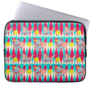 Dumbo Bright Circus Pattern Laptop Sleeve
