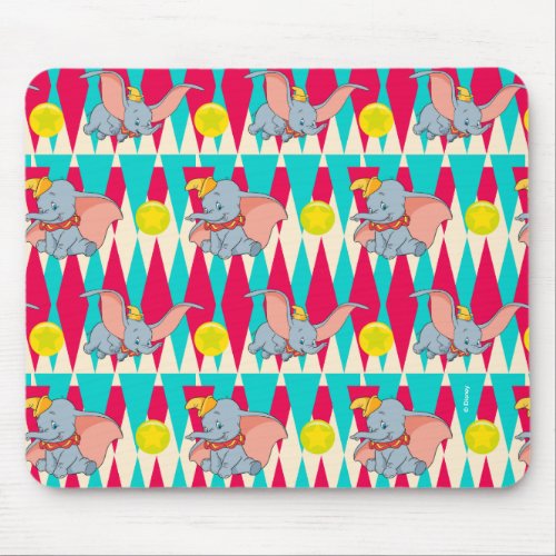Dumbo Bright Circus Pattern Mouse Pad