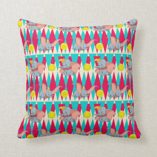 Dumbo Bright Circus Pattern Throw Pillow