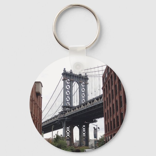 DUMBO, Brooklyn #1 Keychain (Front)