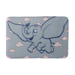 Dumbo | Cartoon Dumbo Flying With Feather Bath Mat at Zazzle