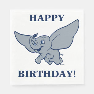 Dumbo Cartoon Dumbo Flying With Feather Napkins