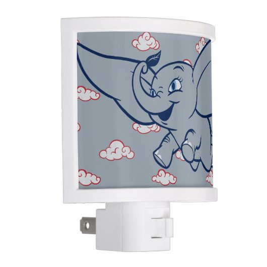 Dumbo | Cartoon Dumbo Flying With Feather Night Light (Right)