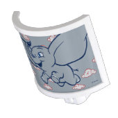 Dumbo | Cartoon Dumbo Flying With Feather Night Light (Angled)